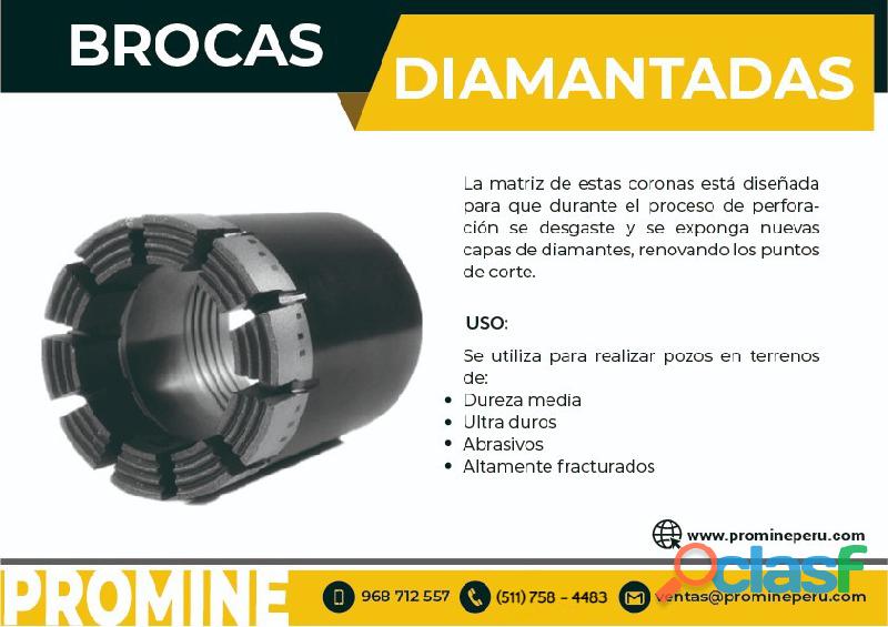 BROCAS DIAMANTADAS PROMINE PERÚ