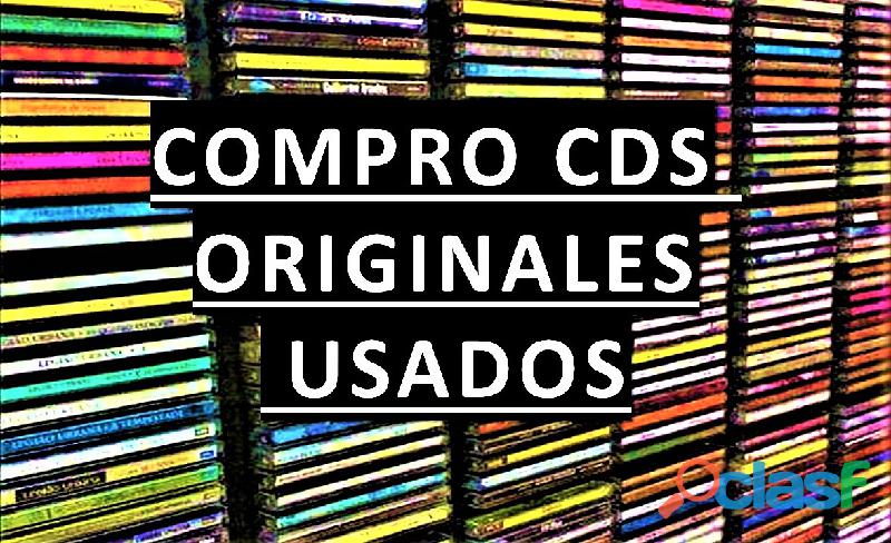 COMPRO CDs ORIGINALES USADOS DISCOS CD