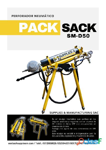 PERFORADOR NEUMATICO PACKSACK