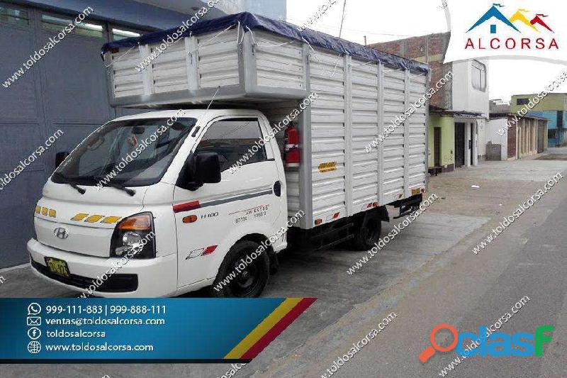 Toldos y tolderas para camiones Lima Peru Toldos Alcorsa
