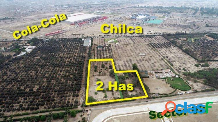 Terreno semi industrial de 20,000 m2 en venta en Chilca