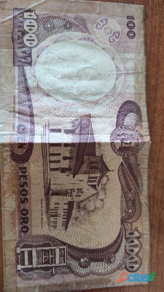 Ventas de billetes de pesos colombianos antiguos