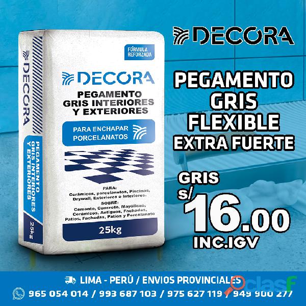 PEGAMENTO GRIS / MARCA DECORA
