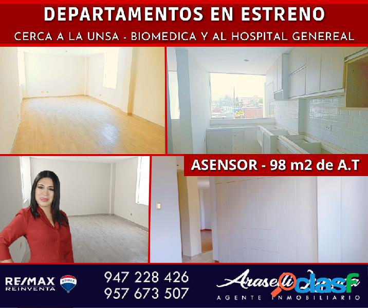 Departamento en Venta. 3 Dor. 98 M2. 98 M2 Cub.