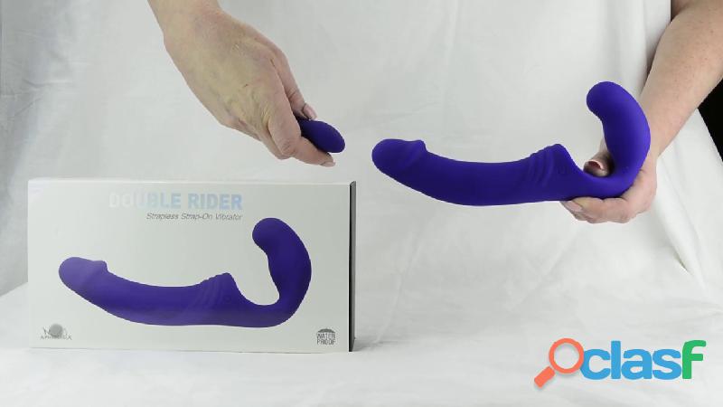 Double Rider Strap Vibrador Vaginal A Control Remoto