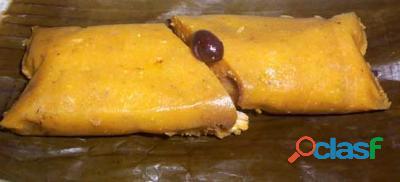 Tamales de chancho y pollo humitas de Chiclayo
