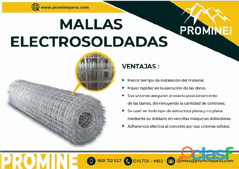 MALLAS ELECTROSOLDADAS PROMINE PERÚ MINERIA