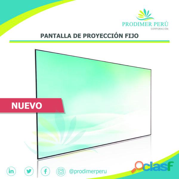 PANTALLA DE PROYECCION FIJO 75″ (1.52 X 1.14)Mts