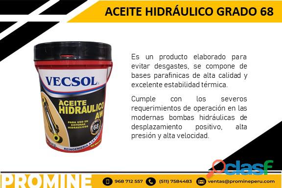 ACEITE HIDRÁULICO GRADO 68