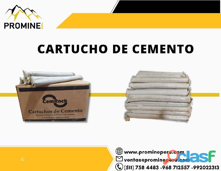 CARTUCHOS DE CEMENTO RESINA/PROMINE PERÚ