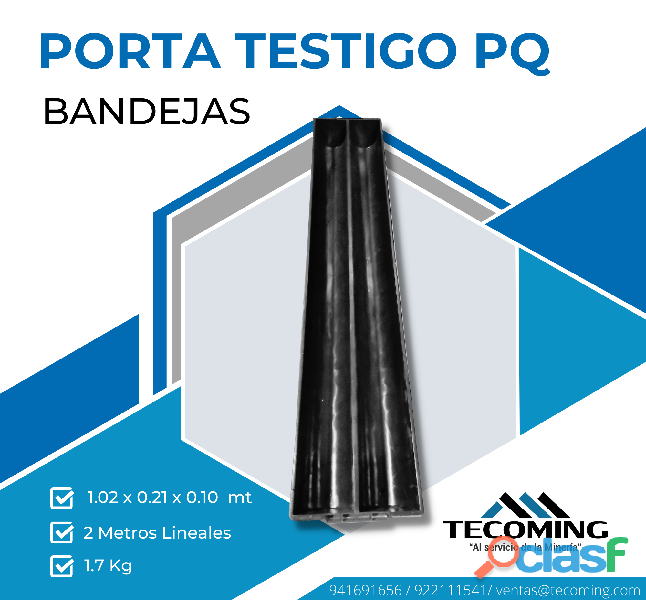 BANDEJA PORTA TESTIGO APILABLES PERFORACION DIAMANTINA