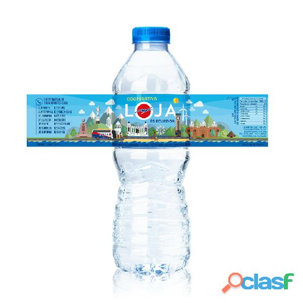 Etiquetas adhesivas plásticas para botellas PET al precio