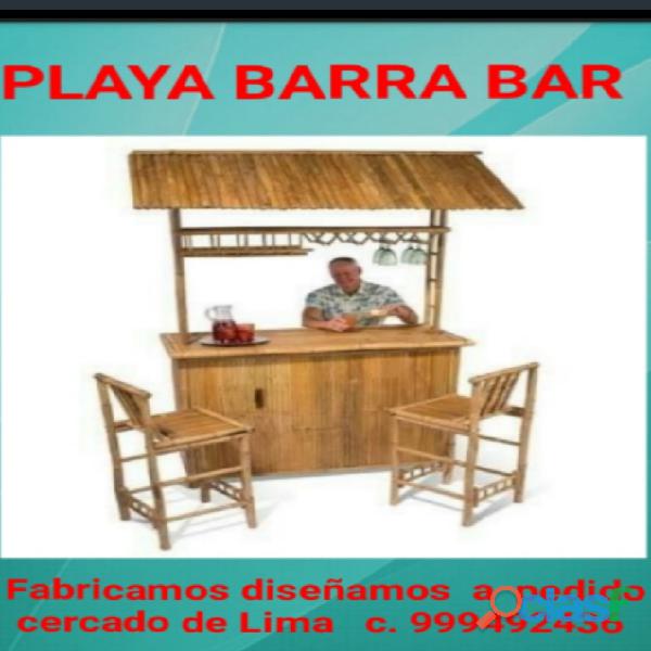 Muebles barra bar para play