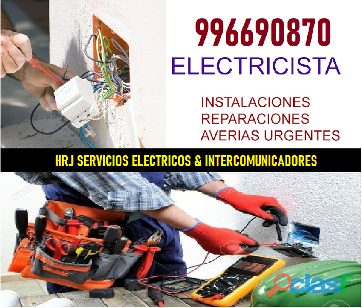 TECNICO ELECTRICISTA INTERCOMUNICADORES JORGE CHAVEZ