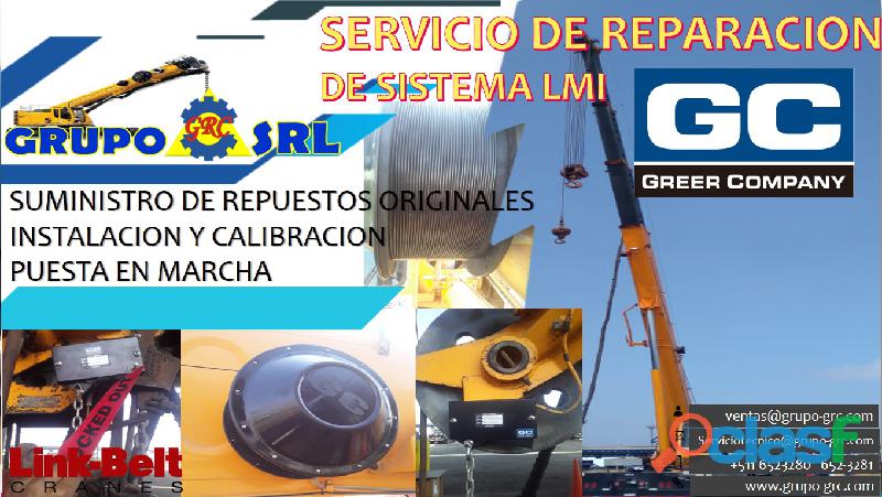 reparación y repuestos de sistemas LMI Greer company