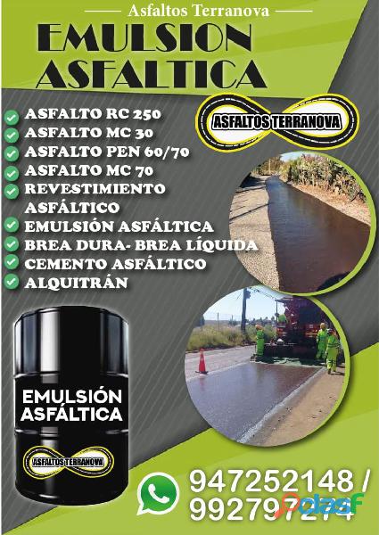 Asfalto pen 60/70 , asfalto rc250