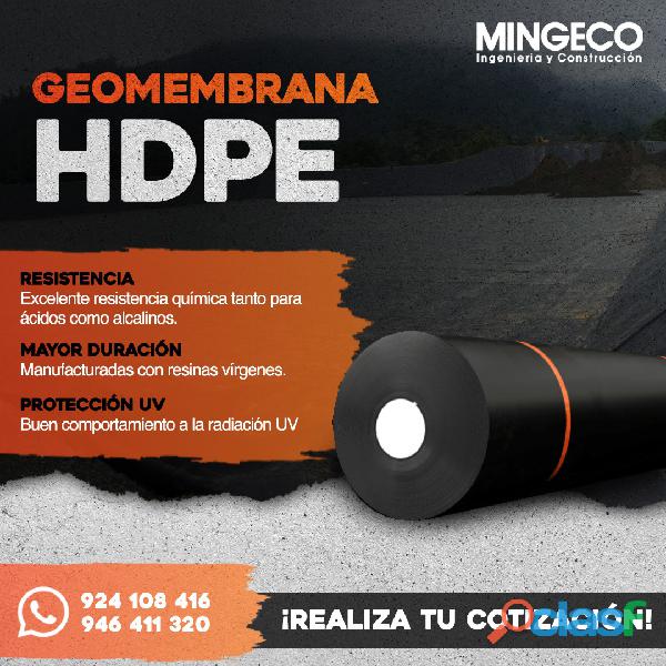 STOCK EN GEOMEMBRANA HDPE HASTA 2.00MM