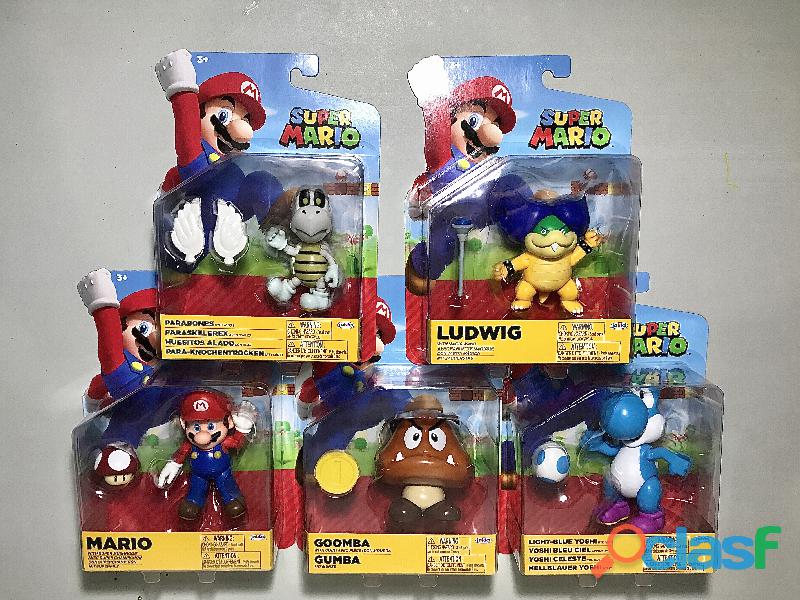 Figuras Articulables De Super Mario De 4 Pulgadas Jakks