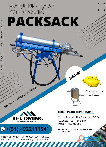 PACKSACK // TMG 50// TECOMING