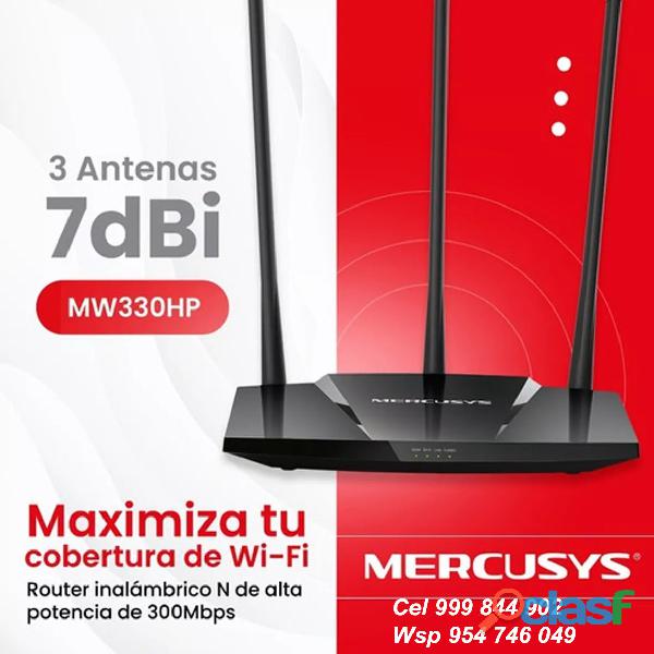 Mercusys 300Mbs Wifi Router rompemuros de TP Link