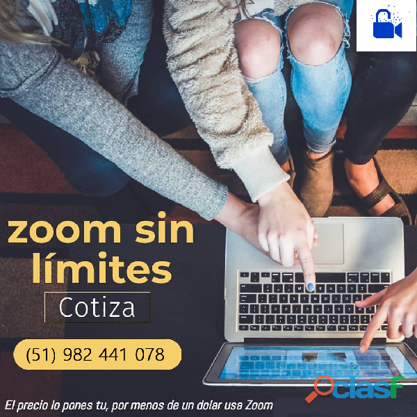Alquiler de salas zoom cuenta zoom ilimitado