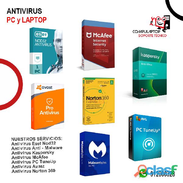 Antivirus para PC y Laptop