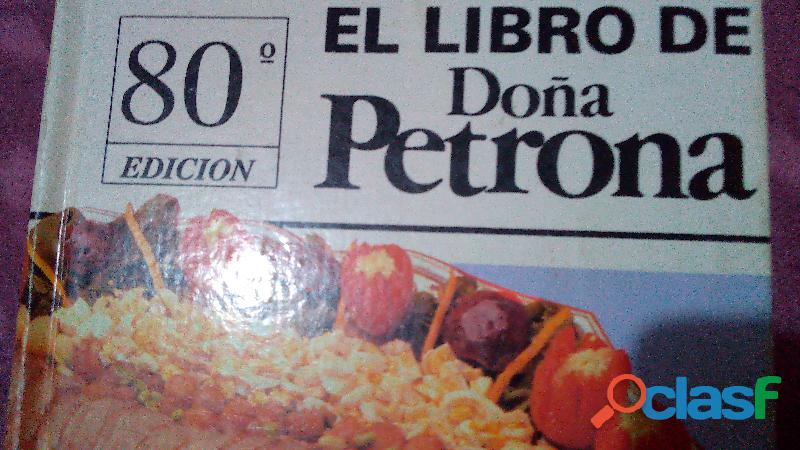 Libro d doña Petrona 820 pág recetas nuevo Edición 80°