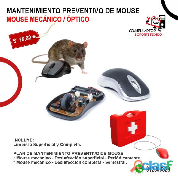 Mantenimiento de Mouse