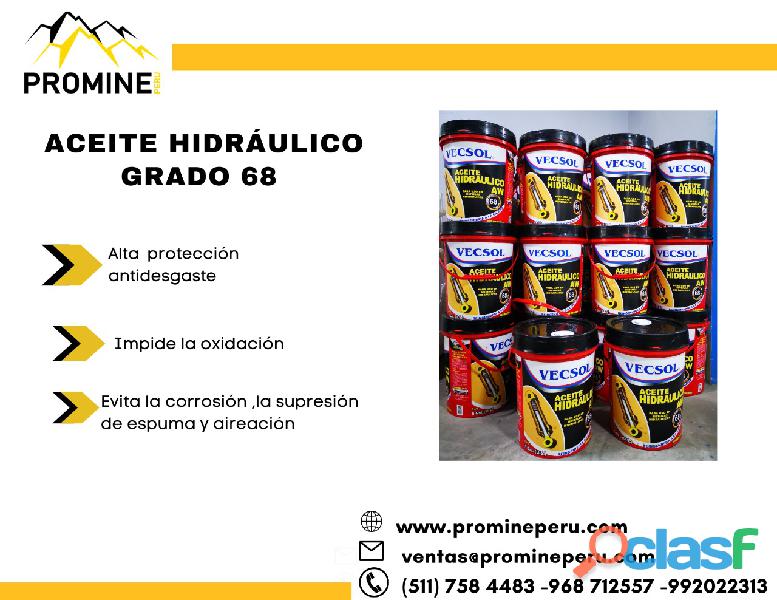 ACEITE HIDRAULICO GRADO 68 CALLAO LIMA//PROMINE PERU