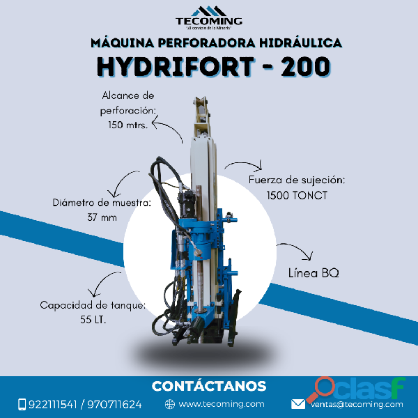 MAQUINA PERFORADORA //HYDRIFORT 200 / TECOMING