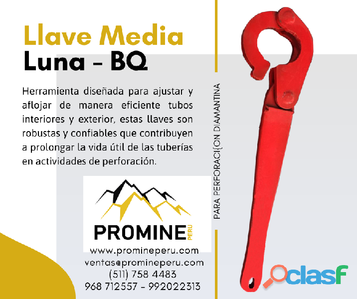 LLAVE MEDIA LUNA//GRAN VARIEDAD//CALLAO//PROMINE PERU