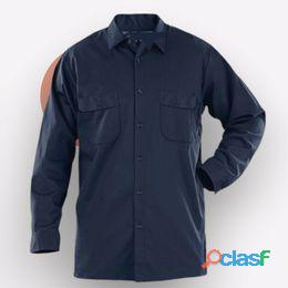 CAMISA AZUL MARINO DE 12 CAL IGNÍFUGO ARCFLASH