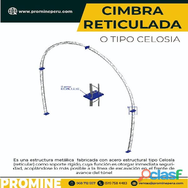 CIMBRA RETICULADA//LINEAS EXCAVACIÓN//PROMINE PERÚ