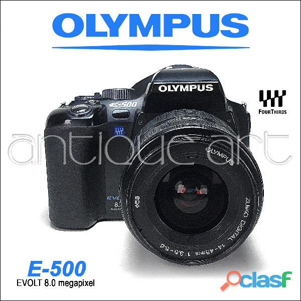 A64 Camara 4/3 Olympus E 500 Lens 14 45mm Bateria Cargador