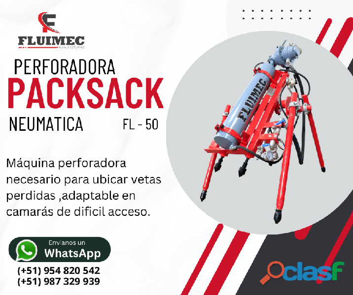 PACKSACK PARA TRABAJO EN SUELO RECOSO