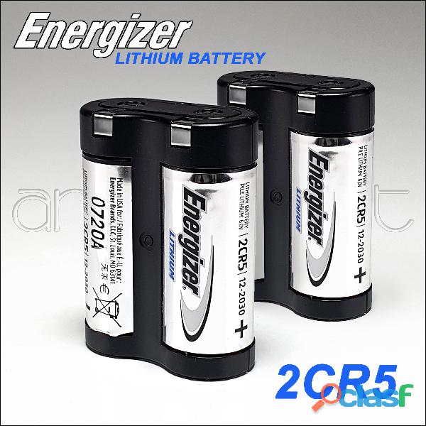 A64 2x Bateria 2cr5 Energizer 6v. Lithium 245 5032 Cr5 Dl45