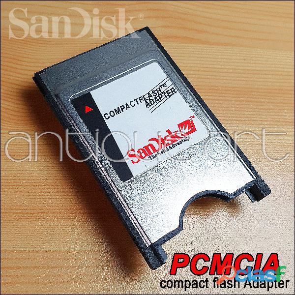 A64 Adapter Pcmcia Sandisk Tarjeta Compact Flash Pc Estacion