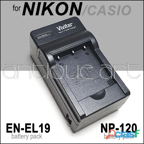 A64 Cargador Bateria En El19 Nikon Coolpix Casio Np 120