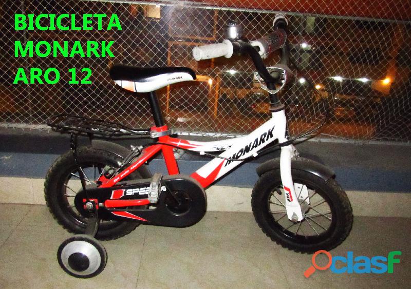 Bicicleta Monark Monster Rock Niño aro 12 usada