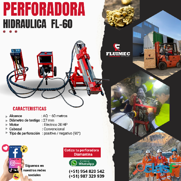 FL 6O PERFORADORA – MÁQUINARIA PARA MINERÍA