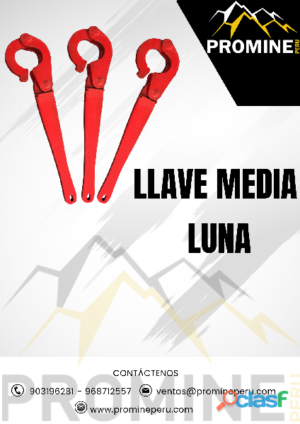 LLAVE MEDIA LUNA / PRODUCTOS / ALTA CALIDAD / PROMINE