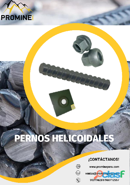 PERNOS HELICOIDALES