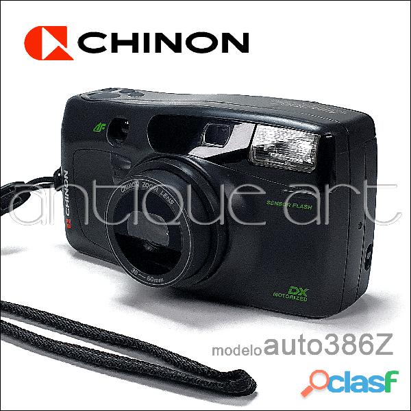 A64 Camara Chinon 35mm Af Dx Analoga Motor Fechador Flash