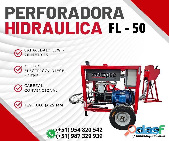 PERFORADORA HIDRAULICA FL 50 // PARA ACTIVIDADES DE