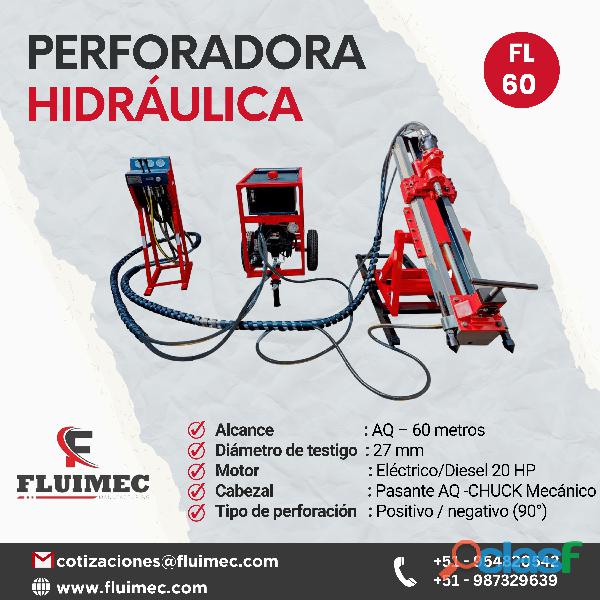 PERFORADORA HIDRAULICA FL 60 // TRABAJA EN EXTERIOR E
