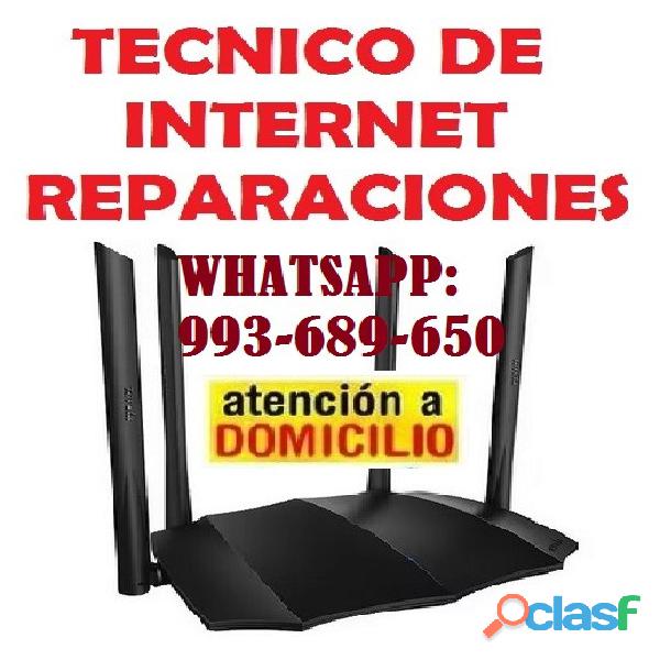 SOPORTE TECNICO A INTERNET REPARACIONES CABLEADOS