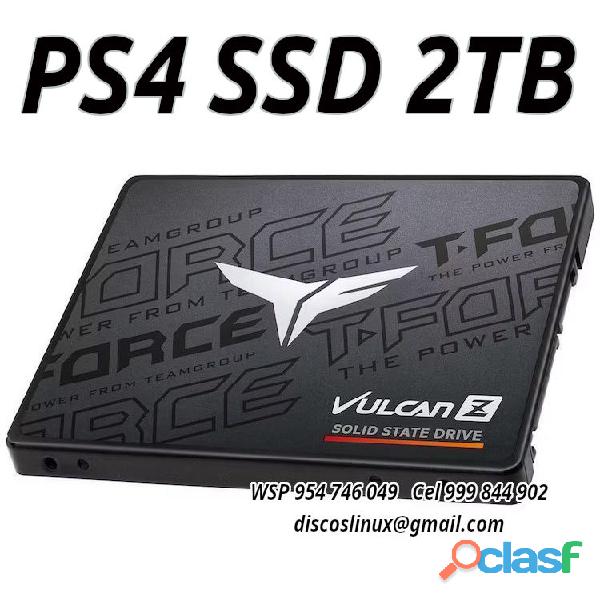 SSD 2TB para PS4 Pro Slim Fat Lima Peru