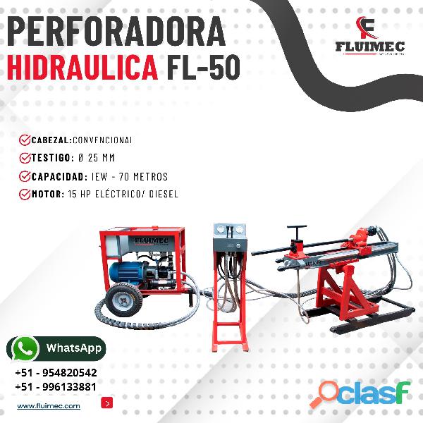 PERFORADORA HIDRAULICA FL 50 // RECUPERACION Y EXTRACCION DE