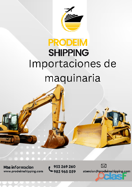 IMPORTACIÓN DE MAQUINARIA || CALLAO || PRODEIM SHIPPING