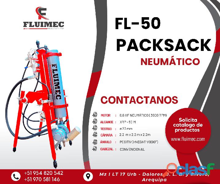 MAQUINA ADAPTABLE Y INDISPENSABLE (PACKSACK FL 50)